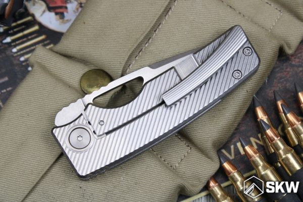 OZ Machine Company Roosevelt Angle Milled – Elmax - Summit Knife Works